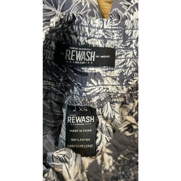 Rewatch Brand Womens Size XS Leaf Print Beachwear Cropped Ruched Joggers NWT - Picture 5 of 12